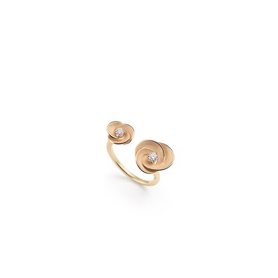 Ring Annamaria Cammilli Woman Desert Rose in Rose Gold Diamante 0.16 Ct GAN3229J - GAN3229J